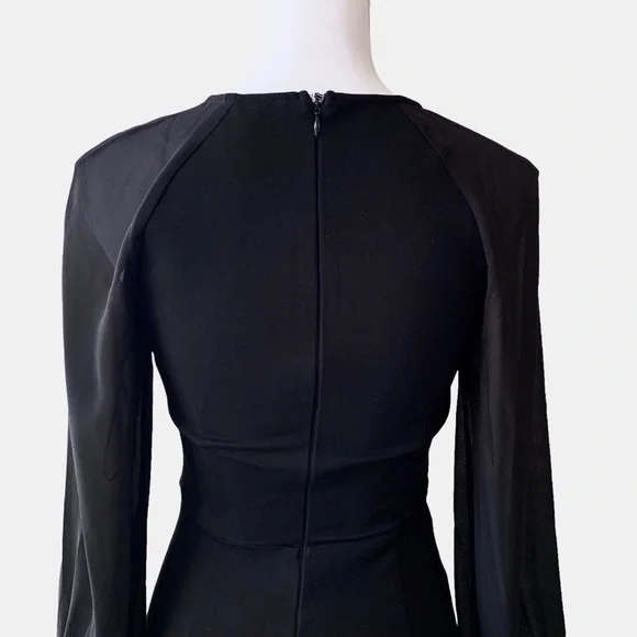 REVOLVE BY THE WAY BLACK LONG SLEEVES CORSET MINI DRESS - Picture 9 of 16